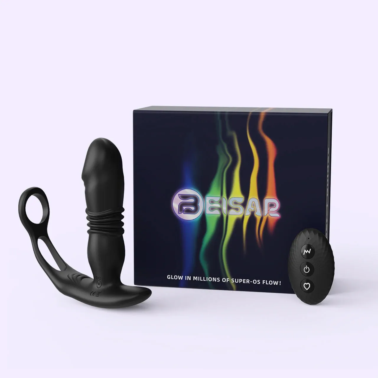 Beisar Petalwish 3 vibrator zwart met 12 trilstanden