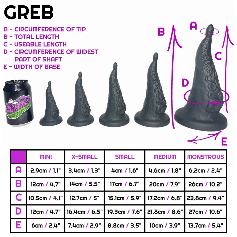 Tentickle Greb Bobbing For Bats dildo small soft