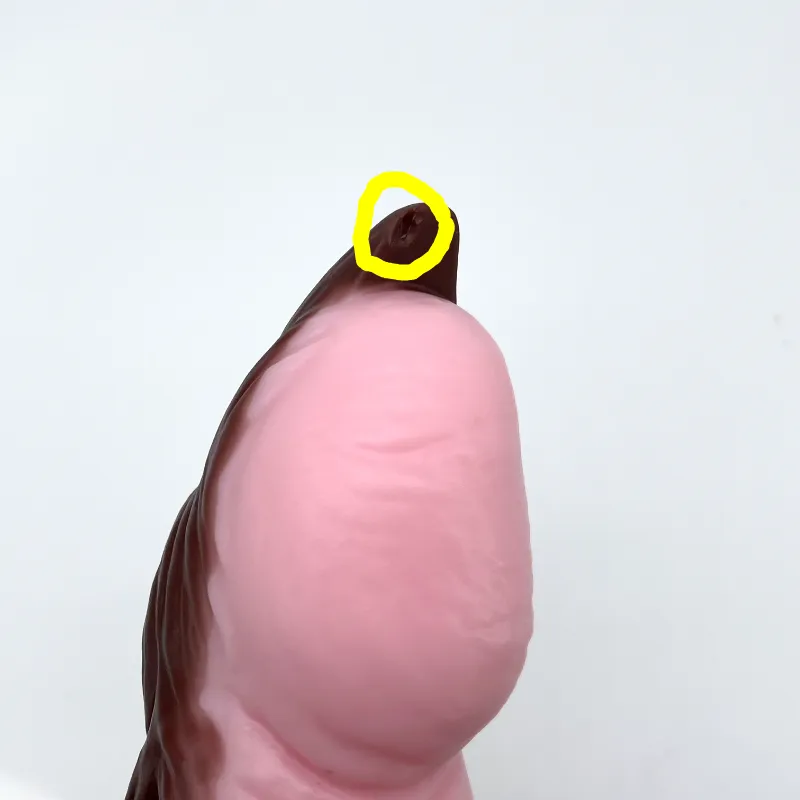 Tentickle Wölfing Signature dildo bruin roze monstrous