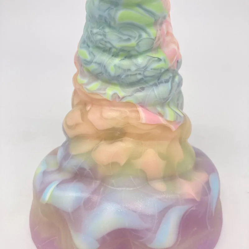 Tentickle Tenton Pastel Mix Rainbow dildo small zacht