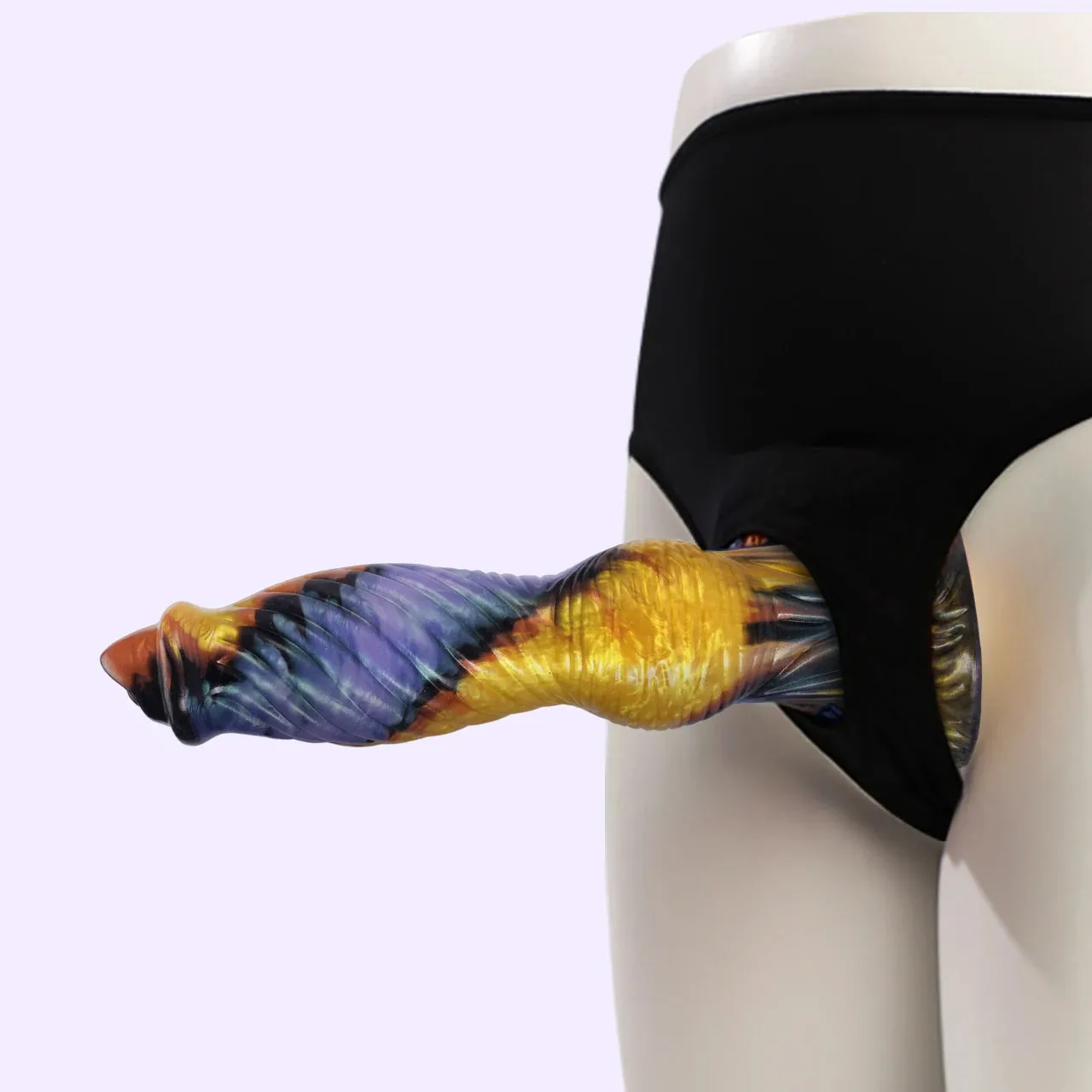 Beisar PhoenixGP PurGold monster dildo paars-goud