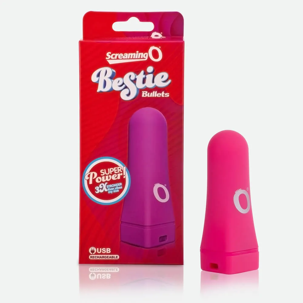 Screaming O Charged Bestie bullet vibrator paars – diep rommelend