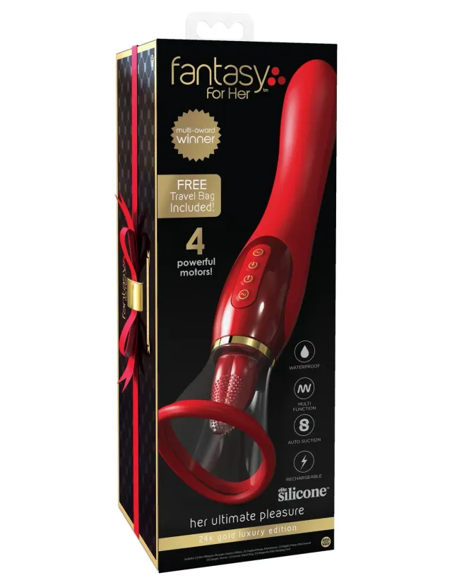 Pipedream Fantasy For Her Ultimate Pleasure vibrator rood goud