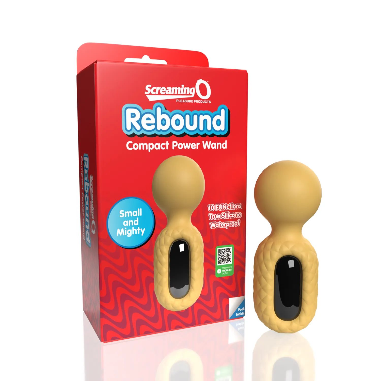 Screaming O Rebound mini wand vibrator silicone – diepe trilling