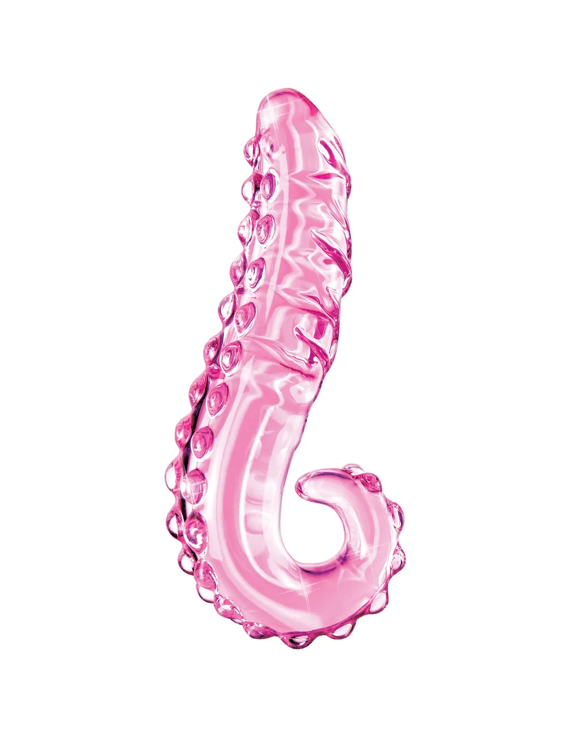Pipedream Icicles No. 24 glazen dildo roze handgemaakt