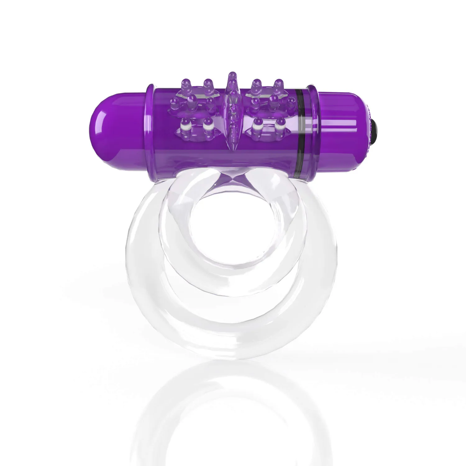 Screaming O 4T DoubleO 6 vibrerende cockring strawberry – dubbele ring