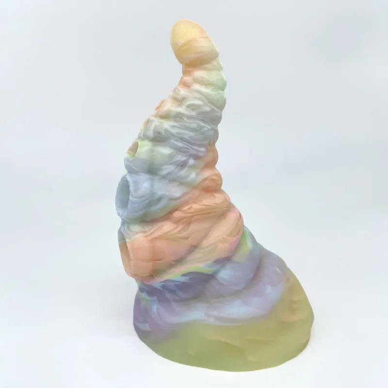 Tentickle Tenton Pastel Rainbow Swirl dildo small superzacht