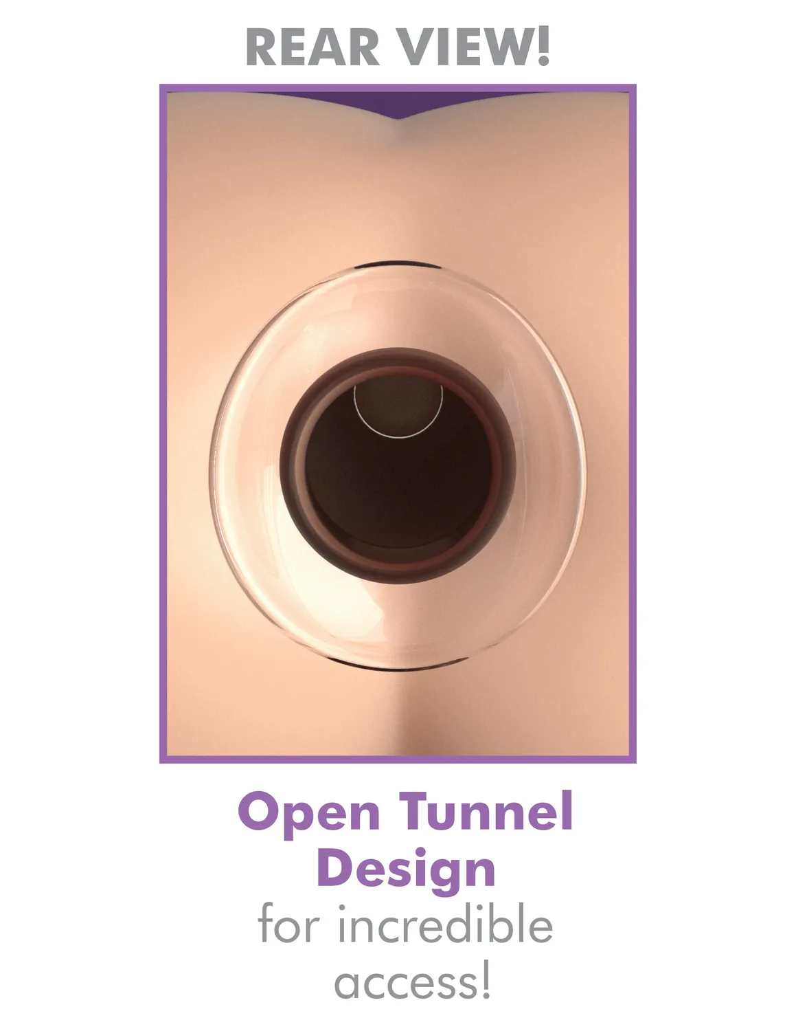 Pipedream Anal Fantasy Elite Mega Anal Gaper buttplug glas