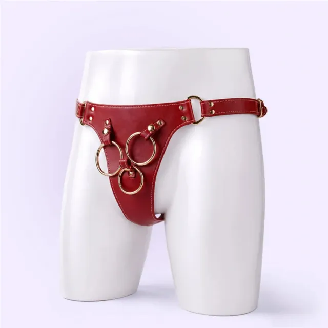 Beisar Strap-On harnas saddle red verstelbaar