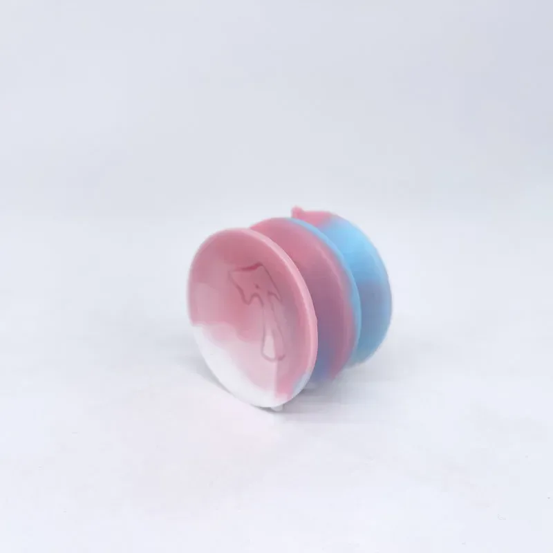 Tentickle Trans Flag zuignap mini dubbelzijdig 4 cm