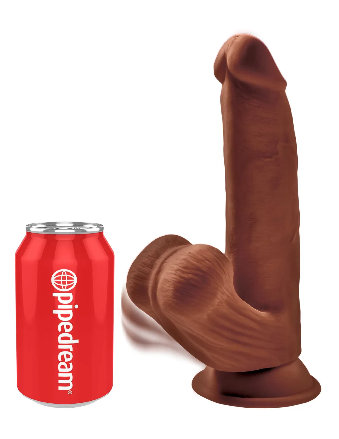 Pipedream King Cock 8 Triple Density Cock dildo With Swinging Balls