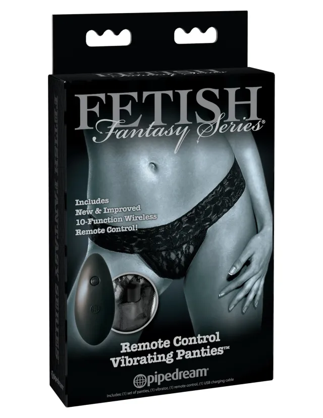 Pipedream Fetish Fantasy Remote Control vibrerende slip zwart 10 standen