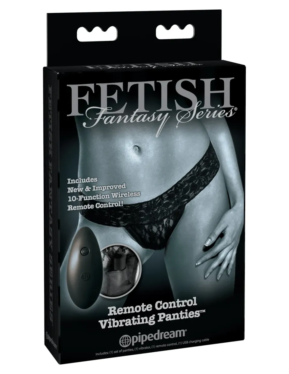 Pipedream Fetish Fantasy Remote Control vibrerende slip zwart 10 standen