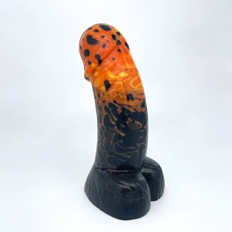 Tentickle Woodsman Fire Frog small dildo soft glow