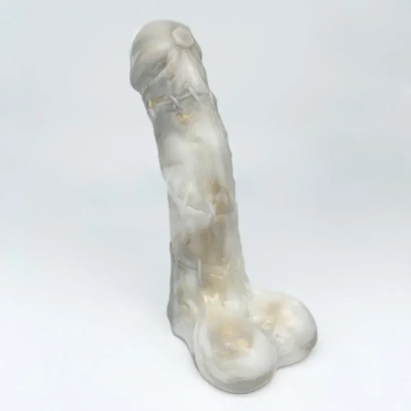 Tentickle Frankie White Marble dildo small superzacht