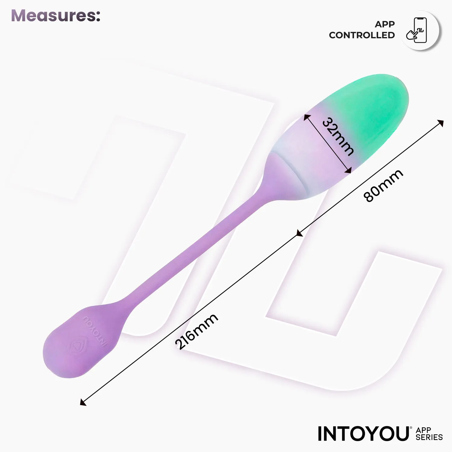 Intoyou NexEgg Tril-ei met App Lila/Pistache 10 standen