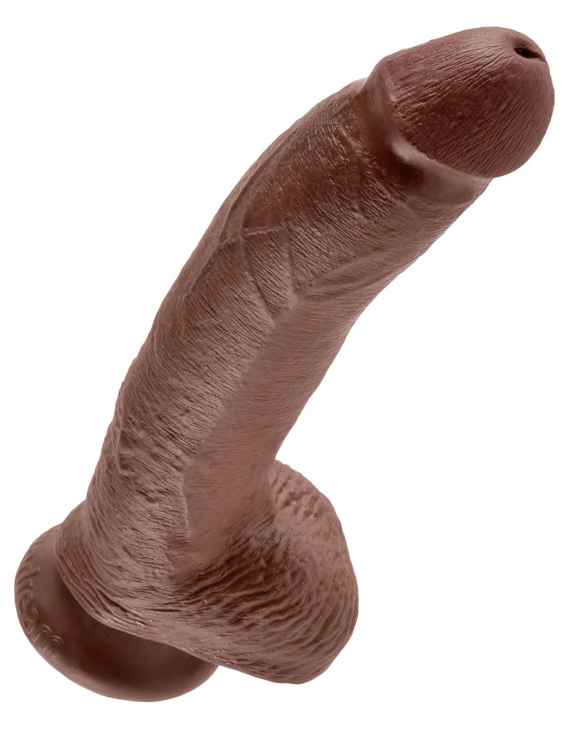 Pipedream King Cock 9 inch dildo met ballen bruin realistisch