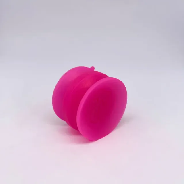 Tentickle UV Pink Sparkle zuignap dubbelzijdig small