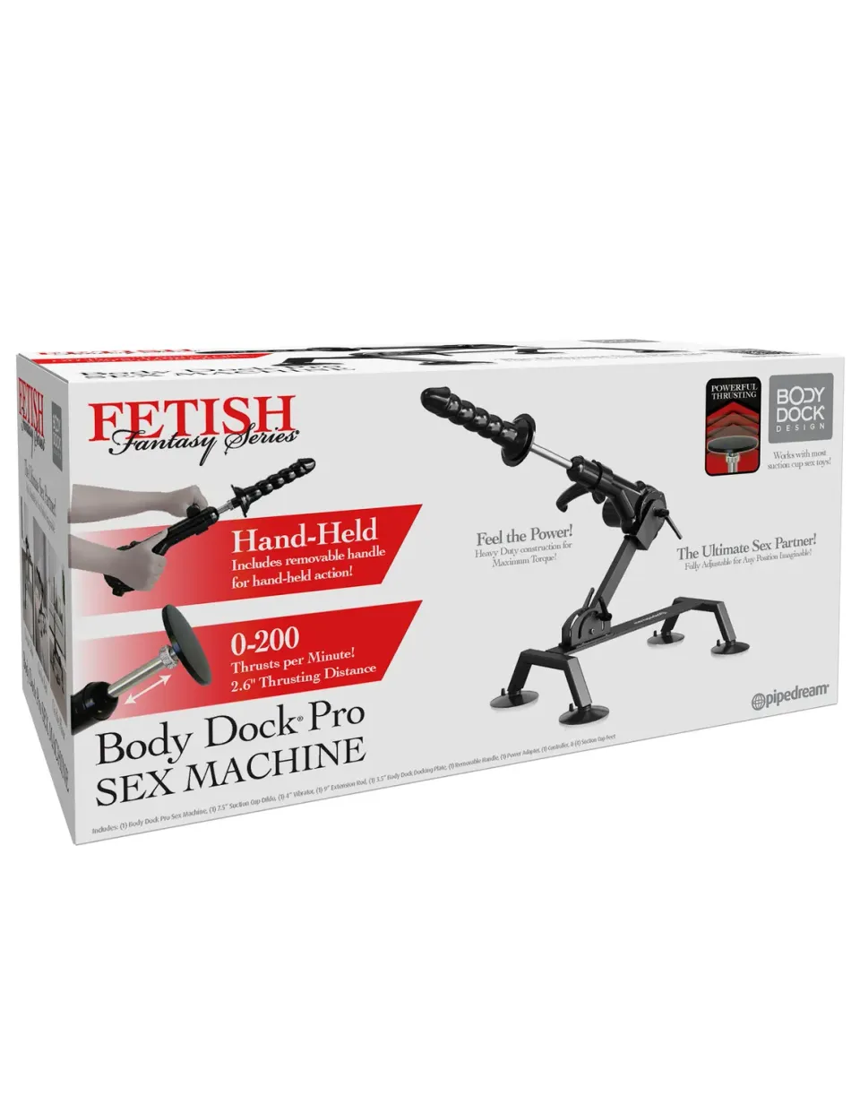 Pipedream Body Dock Pro sexmachine EU stekker