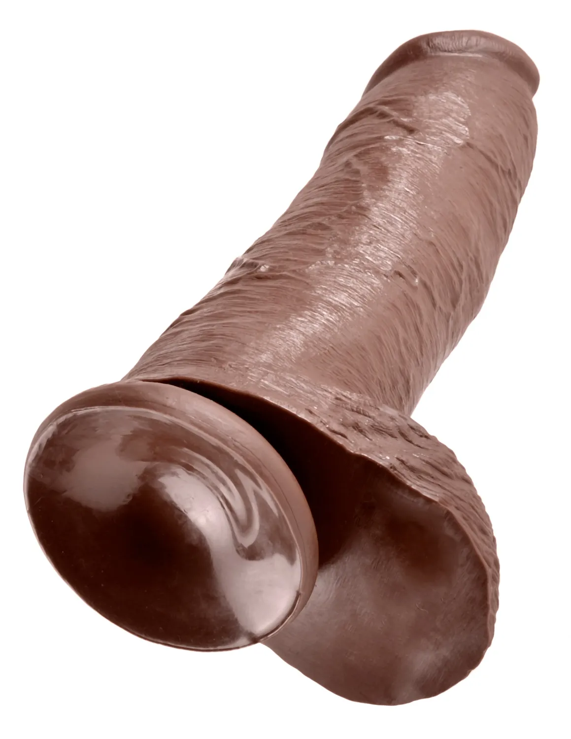 Pipedream King Cock 12 Inch Dildo met Ballen bruin realistisch