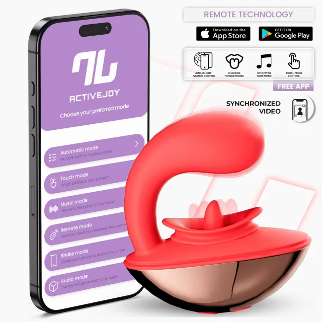 Intoyou Rondy Lik Vibrator G-spot met App