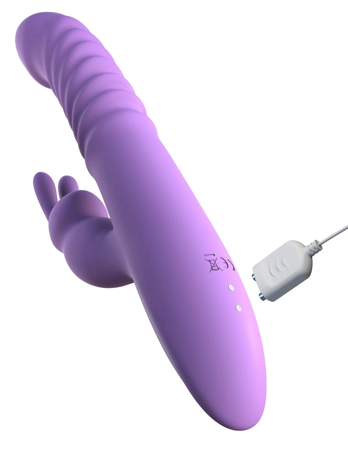 Pipedream Fantasy For Her Thrusting rabbit vibrator paars verwarmend