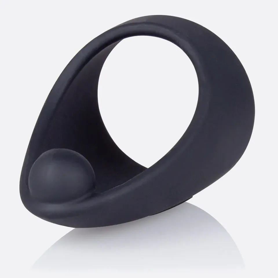 Screaming O SwingO Sling Siliconen Cockring Zwart perineum