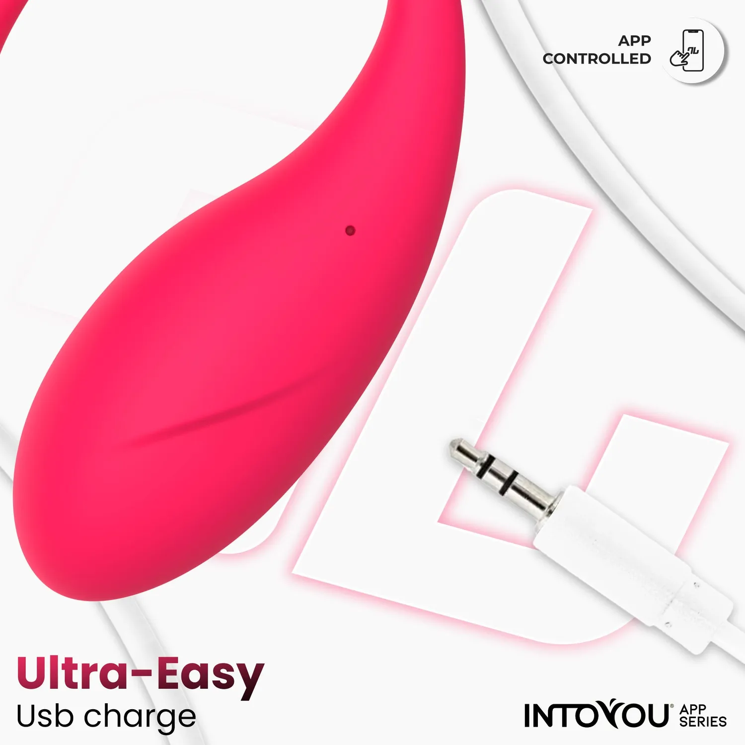 Intoyou Bulby tril-ei met app intens roze