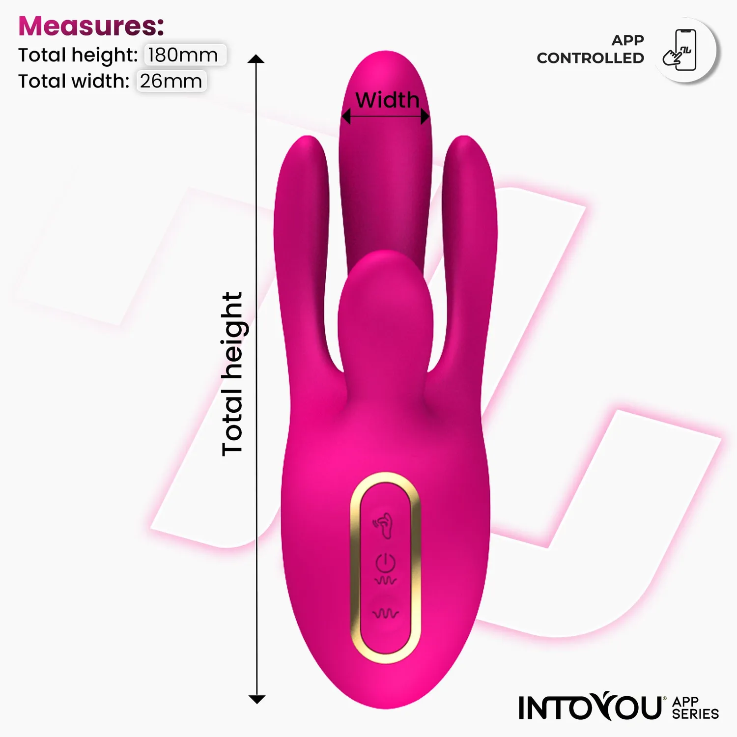 Intoyou Derek vibrator met finger-beweging