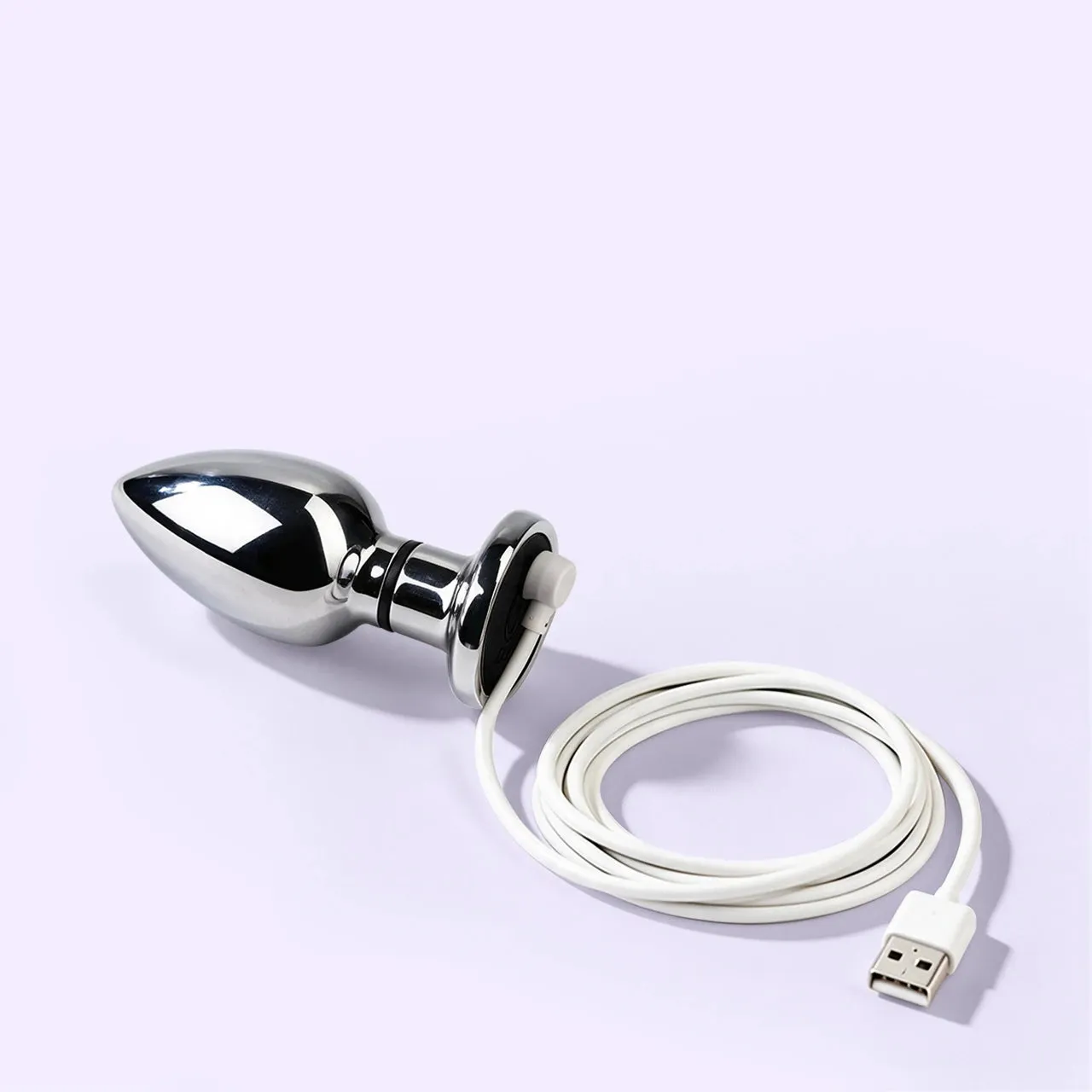 Beisar Perun electro buttplug zilver metaal compact