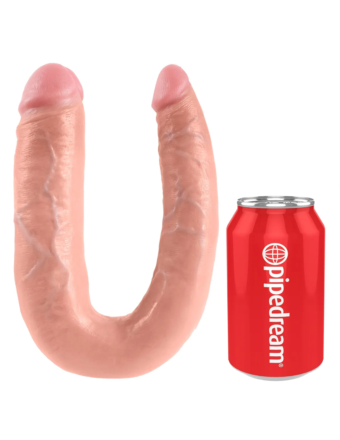 Pipedream King Cock Large Double Trouble dubbele dildo licht realistisch