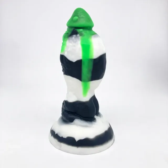 Tentickle Toady Stool Sandworm dildo medium UV groen