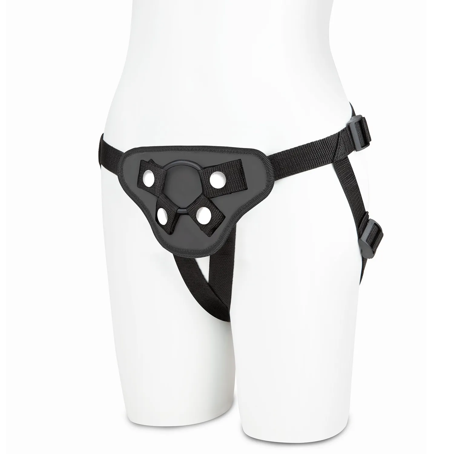 Lux Fetish Beginners Strap-on Harnas zwart neopreen