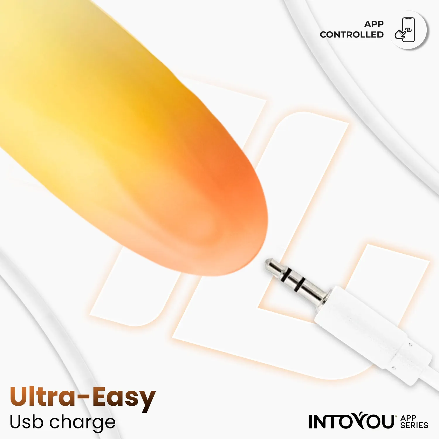 Intoyou tril ei geel-oranje met app ActiveJoy