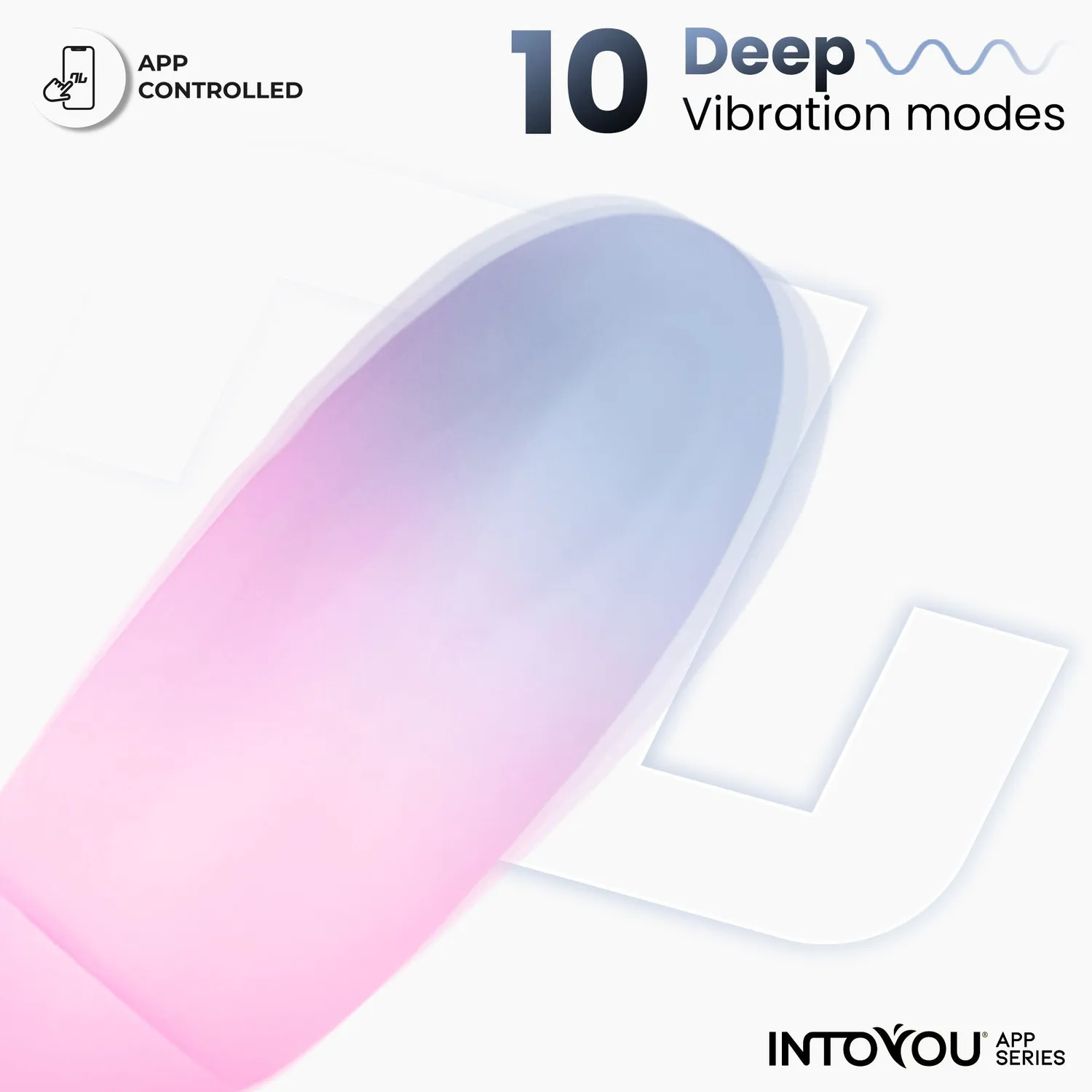 Intoyou vibrerend ei blauw roze met app 10 standen