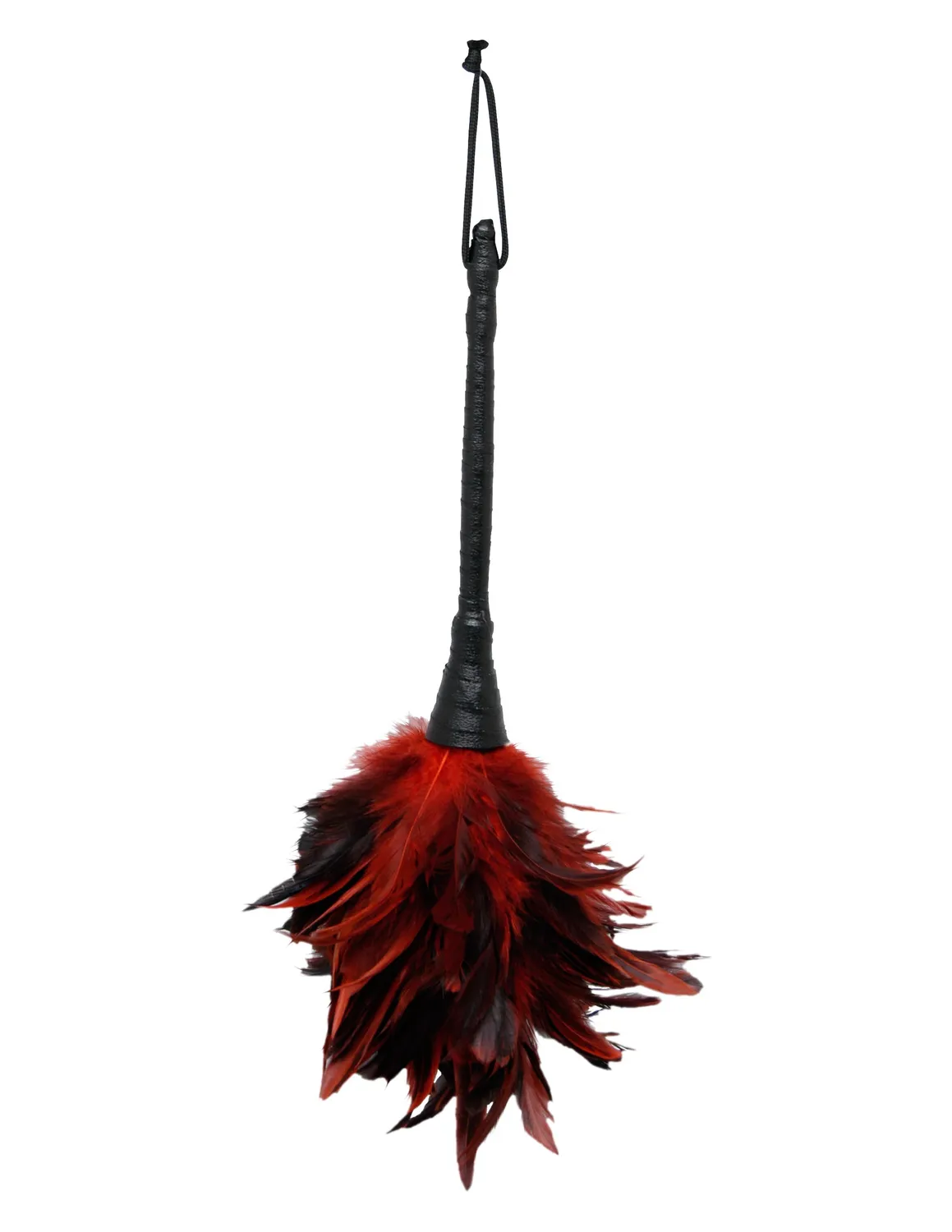 Pipedream Fetish Fantasy Frisky Feather Duster veren teaser rood-zwart zacht