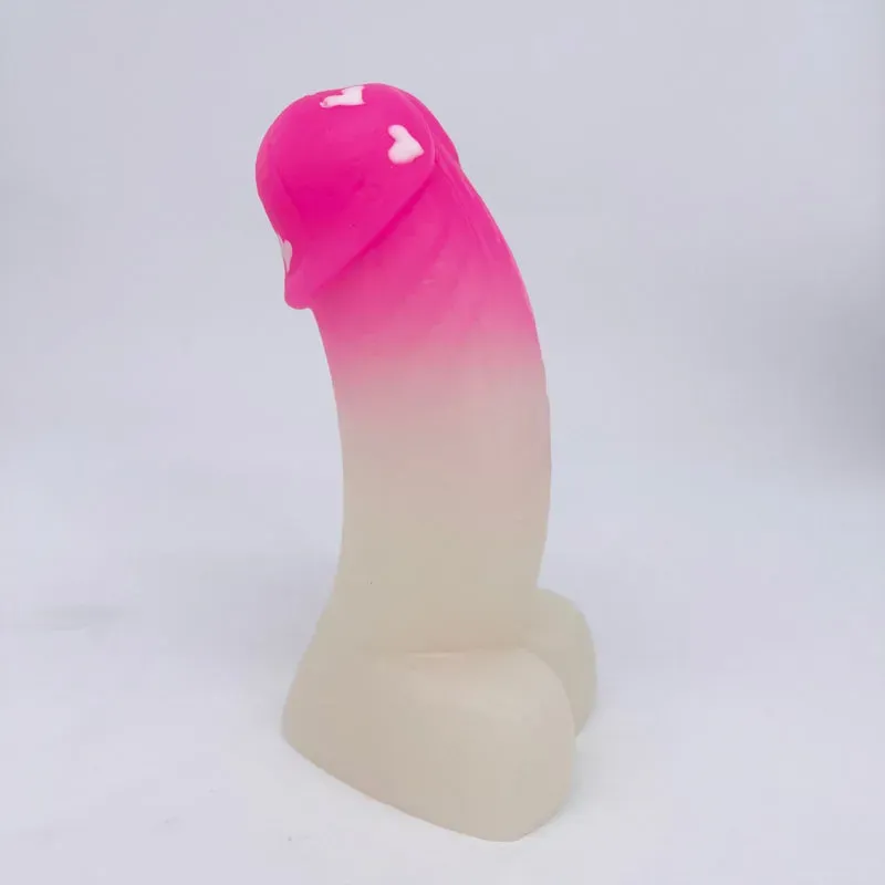 Tentickle Woodsman Be My Fungi dildo small super soft glow in the dark
