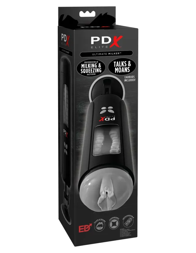 Pipedream PDX Elite Ultimate Milker masturbator transparant