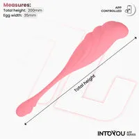 Intoyou Vibrating Egg with Waving and App tril-ei roze