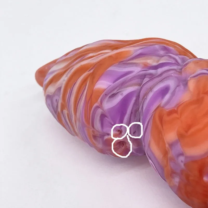 Tentickle Wölfing Sunset Flag Dildo Small Soft Flop