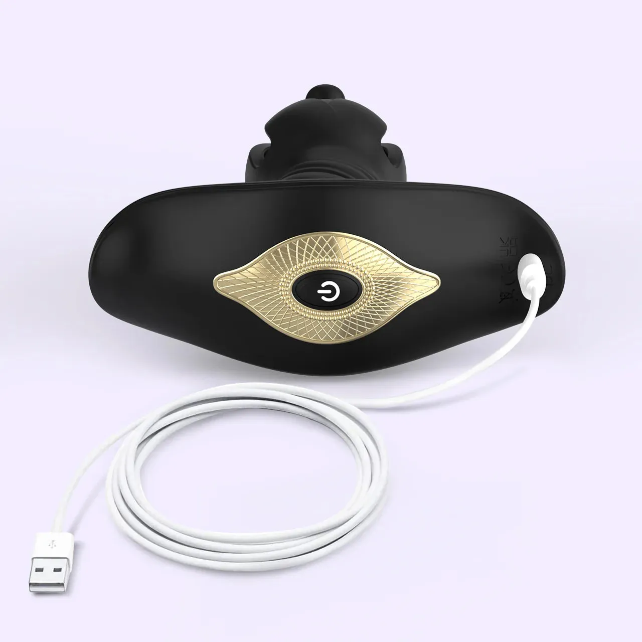 Beisar Perseus vibrerende buttplug met app zwart
