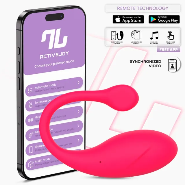 Intoyou Bulby tril-ei met app intens roze
