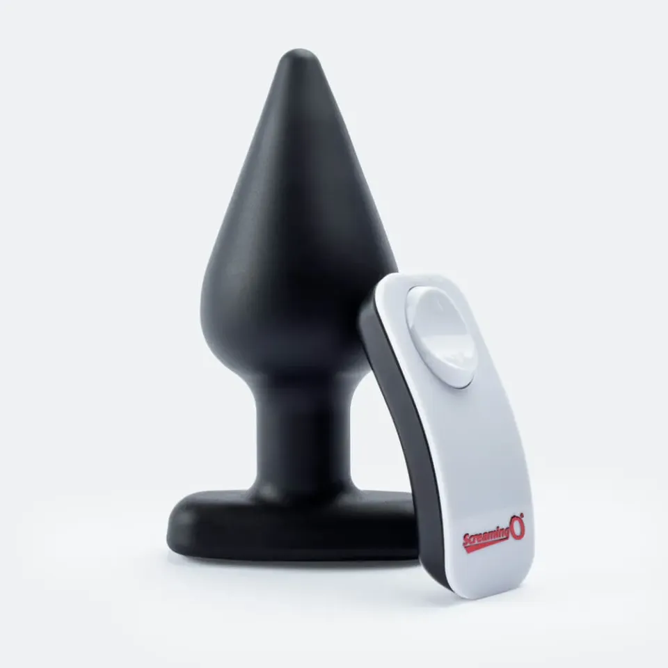 Screaming O My Secret Charged Plug XL anale vibrator zwart