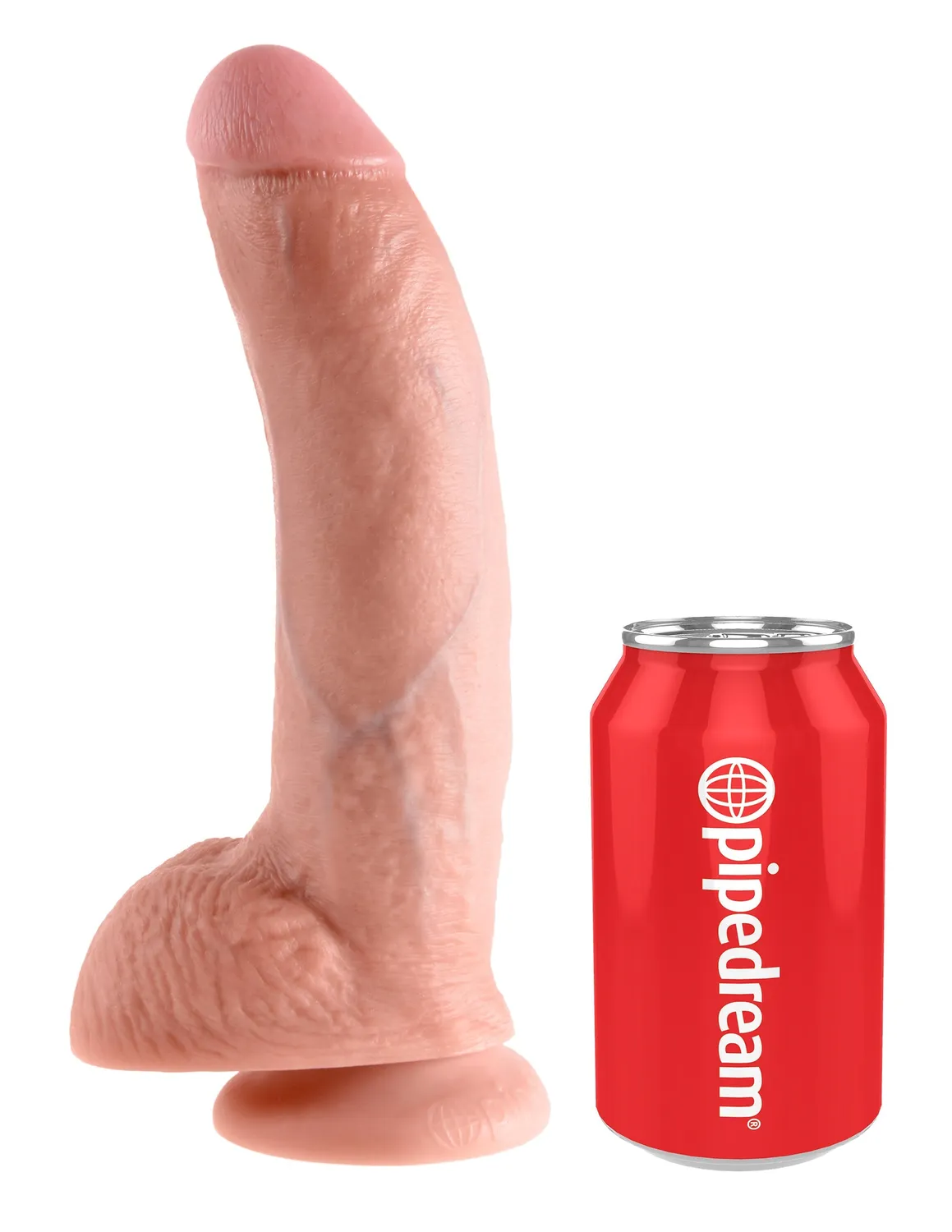 Pipedream King Cock 9" Cock with Balls dildo light realistisch 22 cm