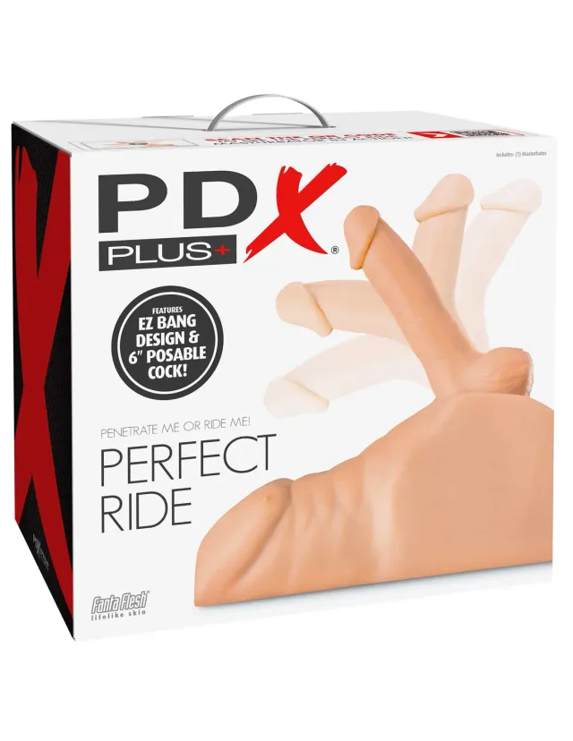 Pipedream PDX Plus Perfect Ride Masturbator Mega Fanta Flesh Verstelbaar