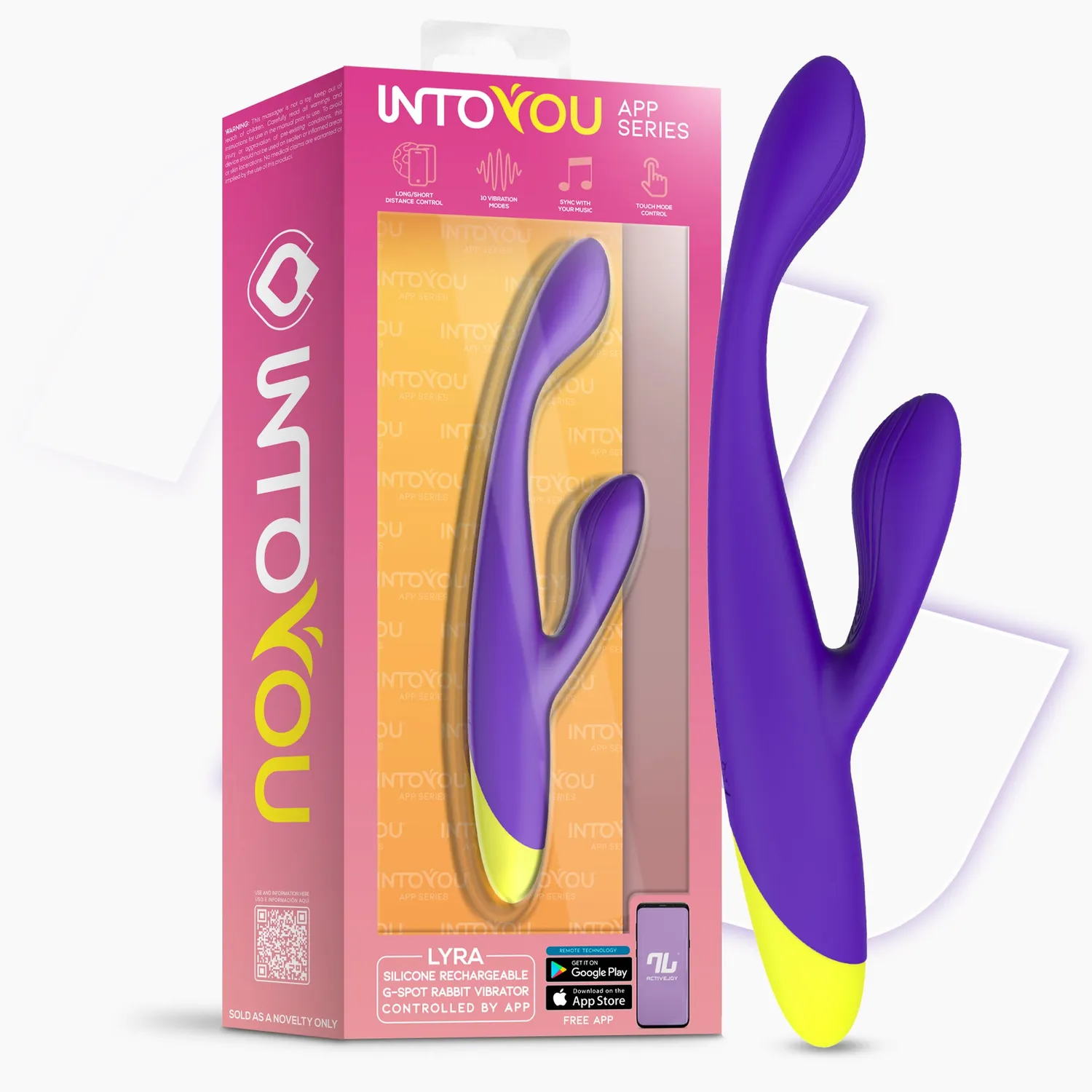 Intoyou Lyra Rabbit Vibrator Paars met App