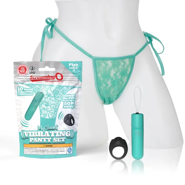 Screaming O My Secret 4T panty vibrator zwart – met ringafstandsbediening
