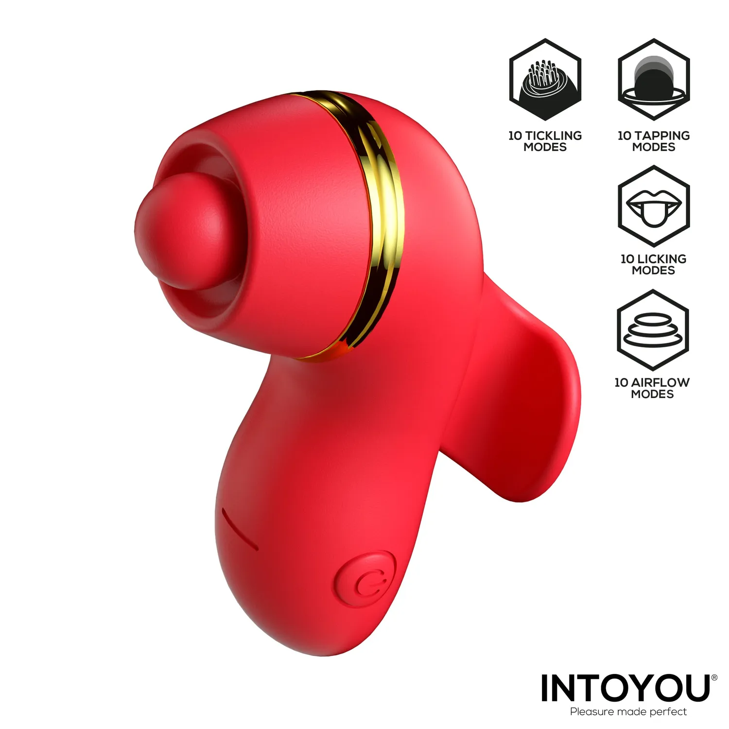 Intoyou Beeny Clitorisstimulator 4 opzetstukken zuigfunctie