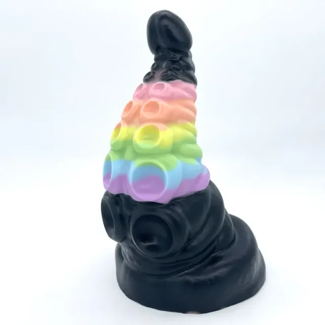 Tentickle Tenton Black Rainbow dildo medium superzacht