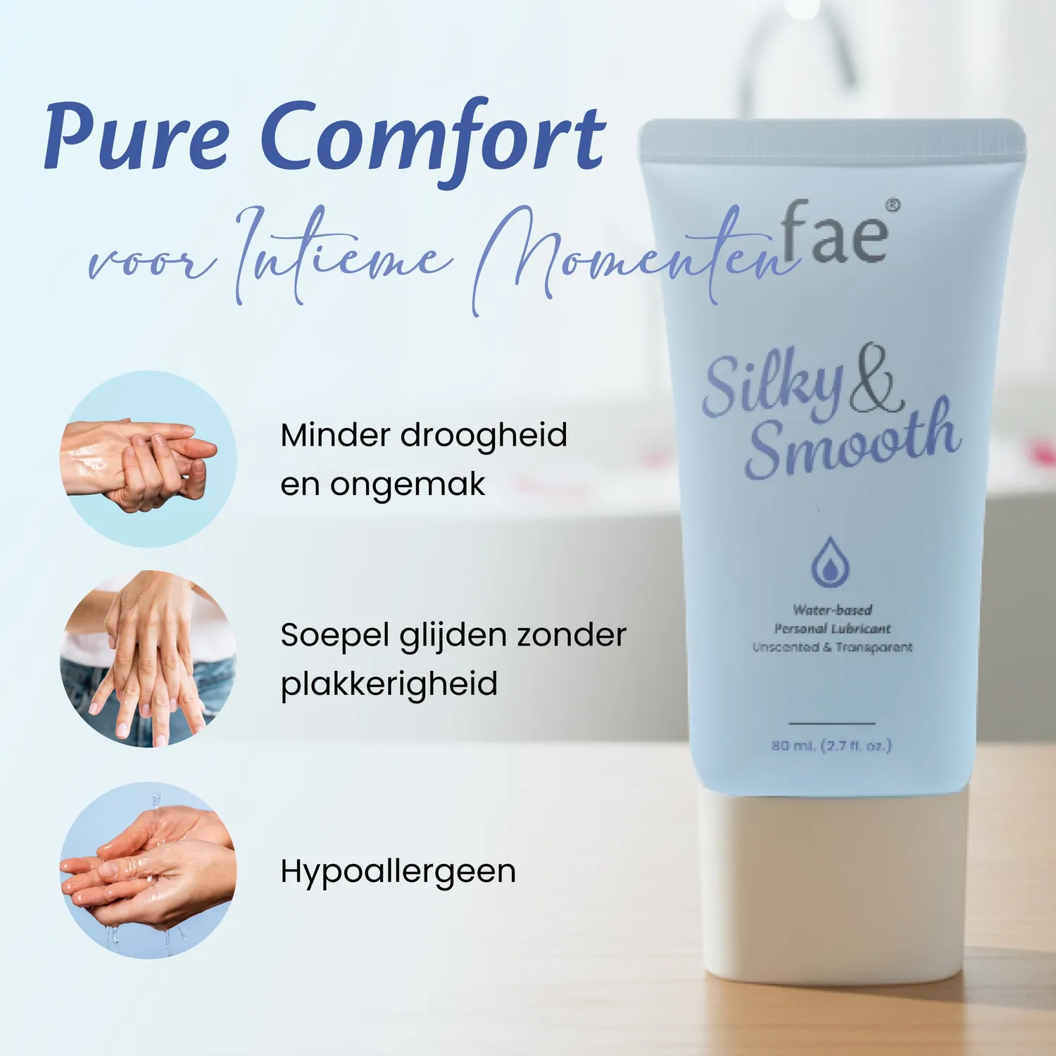 Fae Waterbased glijmiddel op waterbasis 80 ml zacht